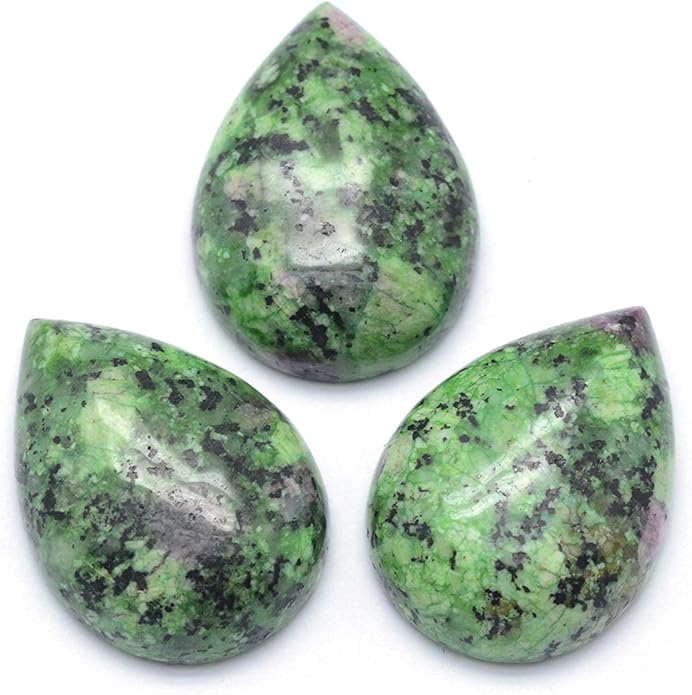 Fashewelry Natural Teardrop Flat Back Cabochons Beads by FASHEWELRY