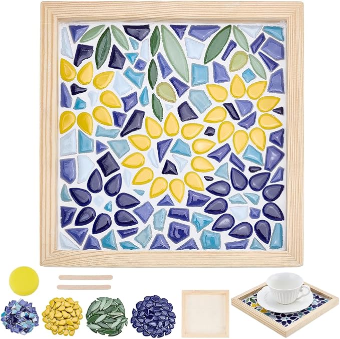 WEBEEDY DIY Mosaic Tiles Craft Kit by WEBEEDY