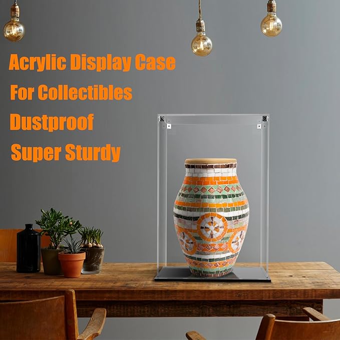 Cliselda Large Acrylic Display Case 10x10x16 inch - Image 4