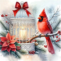 Cardinal Stamped Cross Stitch Kits by Unknown