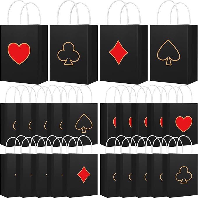 Gaillty 24 Pcs Casino Party Favor Gift Bags by Unknown