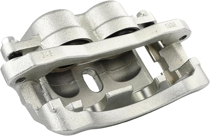 SCITOO 18B4814 18B4815 Rear Left & Right Disc Brake Calipers w/Bracket Fit For Chev For Silverado 3500 2001-2006,For GMC For Sierra 3500 HD 2007-2010, Double Pistons
