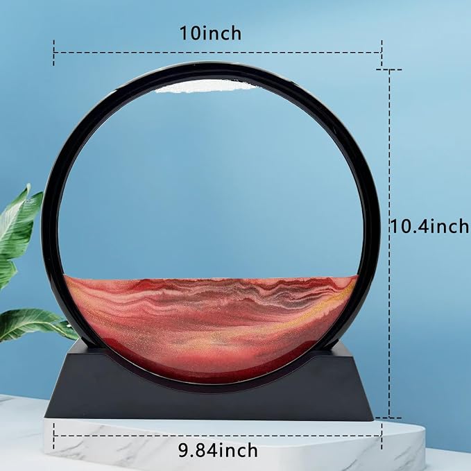 AzureLeap Moving Sand Art Liquid Motion, 3D Deep Sea Sandscape Color Quicksand - Image 3