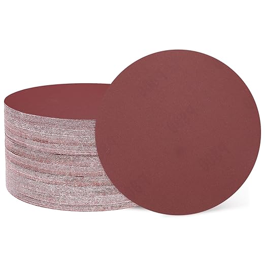 HARFINGTON 100 Pcs 6 Inch Sanding Disc 1000 Grit Hook and Loop Sandpaper Random Orbital Sander Pads for Woodworking Automotive Metal Polishing