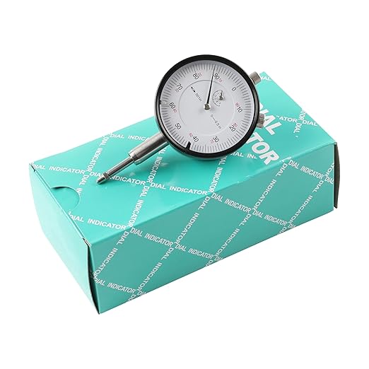 HFS(R) 0-1/2" Dial Indicator Lathe Tool High Precision, 0.5" Measuring Range, 0.001" Graduation Interval
