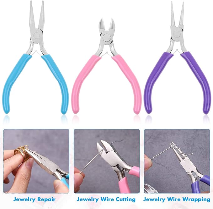 Shynek 3pcs Jewelry Making Plier Tools - Image 6