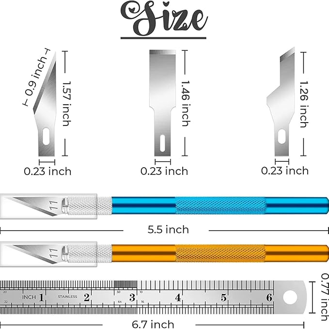 DIYSELF Exacto Knife, 2 Exacto Knives - Image 2
