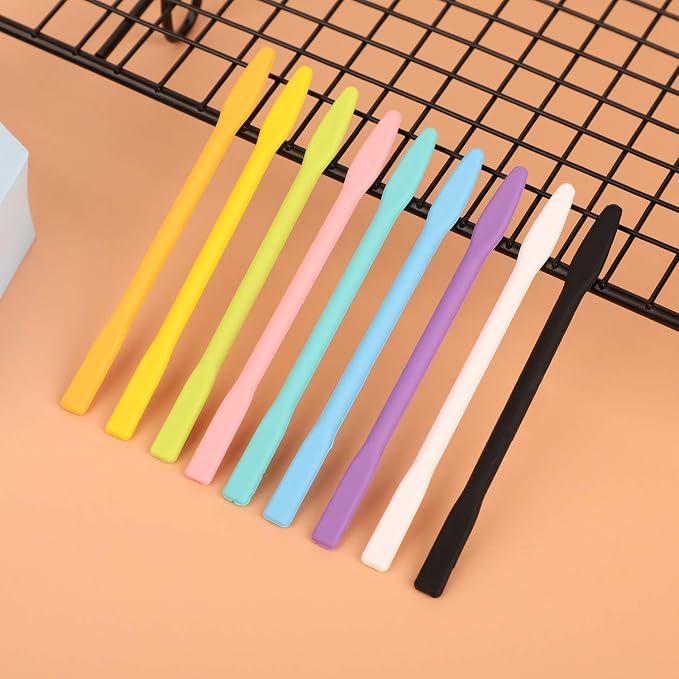 Gartful 9PCS Colored Silicone Stir Sticks, Reusable Epoxy Resin Stir Sticks - Image 6