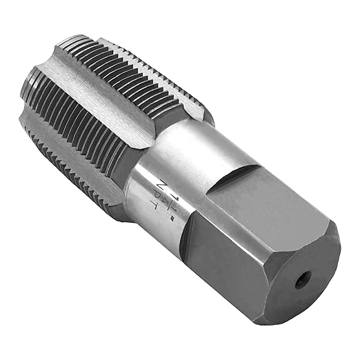 HFS(R)1-1/4"NPT Pipe Tap，Carbon Steel Pipe Threading Tools with Storage Case for Industrial/Plumbing/Auto Repair DIY Thread cutting tools
