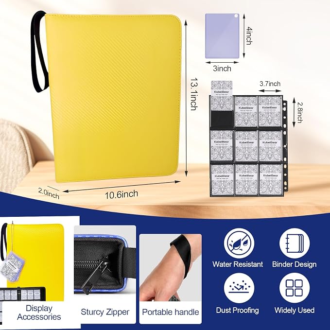 Card Binder – 720 Capacity, Zippered Trading Card Holder - Image 2