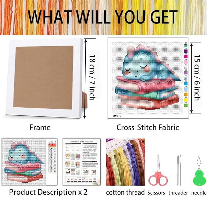 VIGEGU Dragon Book Cross Stitch Kits - Image 3