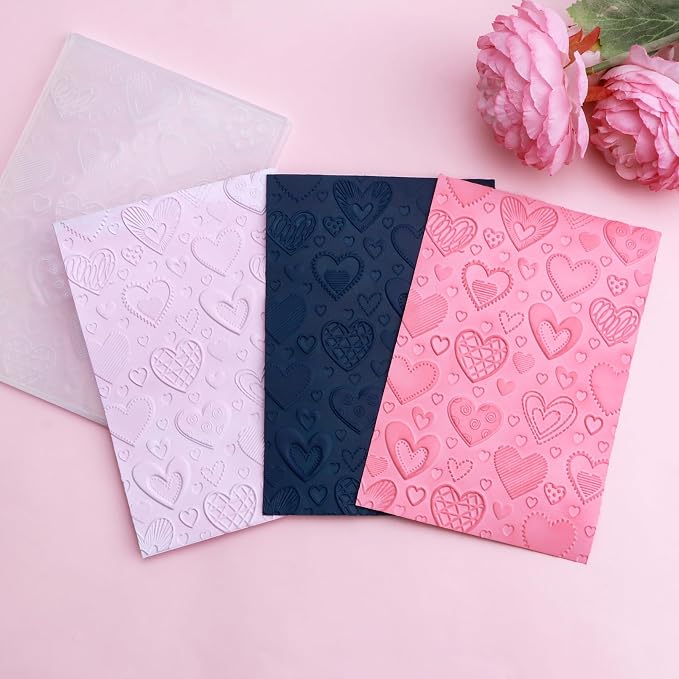 Valentine's Day Hearts 3D Embossing Folder - Image 5