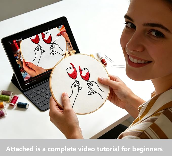 Crafmanoe Romance Embroidery Kits - Image 3