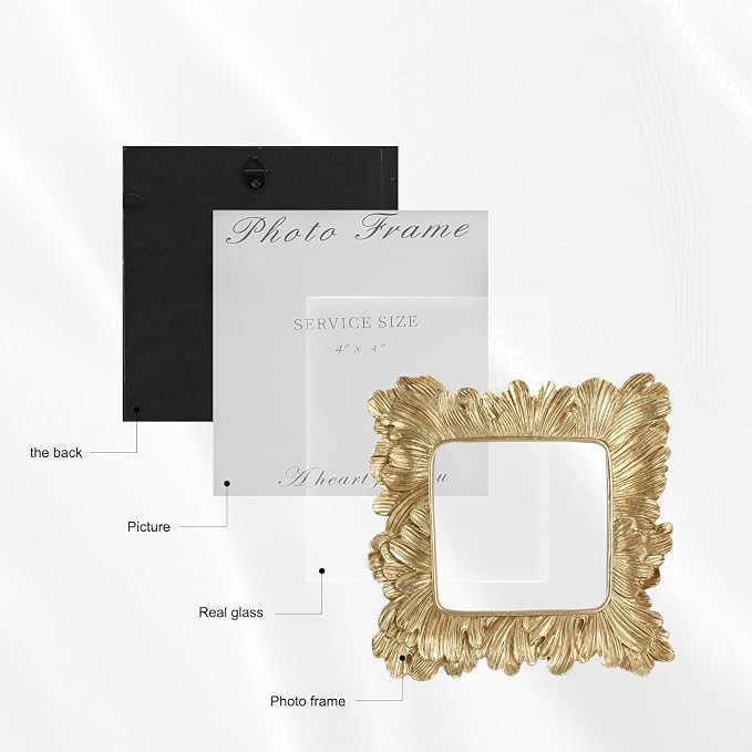 4x4 Vintage Picture Frames, Picture Frame - Image 5