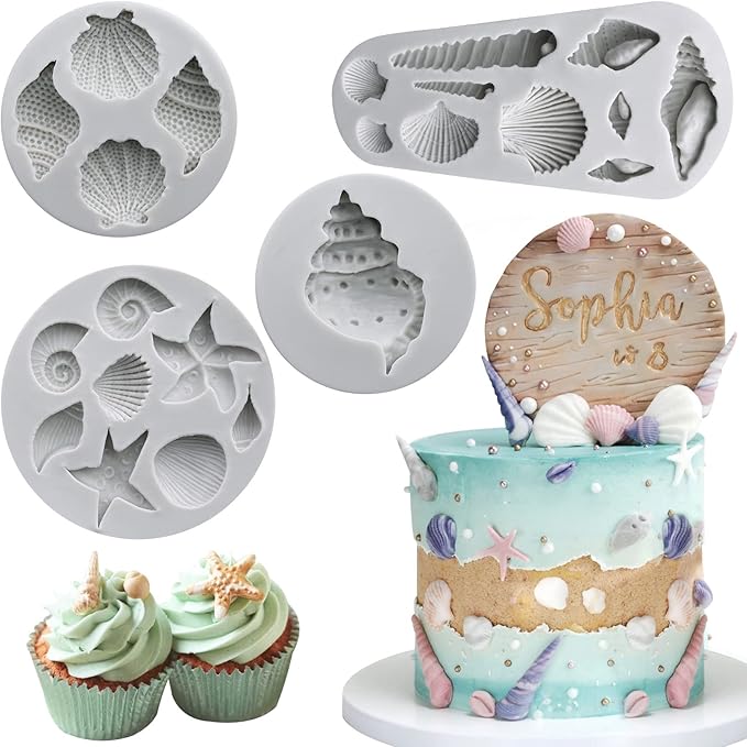 Sakolla Marine Theme Fondant Molds by Sakolla