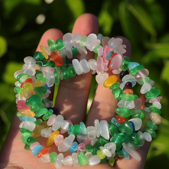 200 Pcs Crystal Chip Glass Beads - Image 8