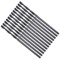 Drill Bit, 1.9mm Cutting Diameter, 4241 HSS Nitriding Black 118° Cutting Angle Versatile Jobber Bits - (Applications: for Drilling Plastic Wood Soft Metal), 12-Pieces