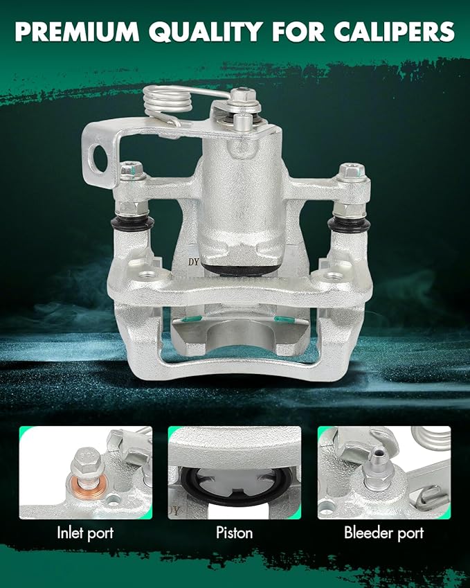 SCITOO Rear Right Brake Caliper With Bracket 19B6810 Compatible For Kia For Rio 2012-2017