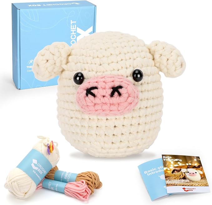 Crochet Kit for Beginners Adults by CROCHETBOX