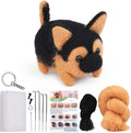 QMNNMA Needle Felting Kit for Beginners, German Shepherd Needle Felting Set | by Qmnnma