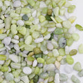 Pulovin 5 lbs Jade Pebbles for Indoor Plants, Decorative Pebbles for Bamboo by GardenSteward