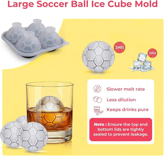 Large Ice Cube Tray, Silicone Ice Cube Trays - Image 9