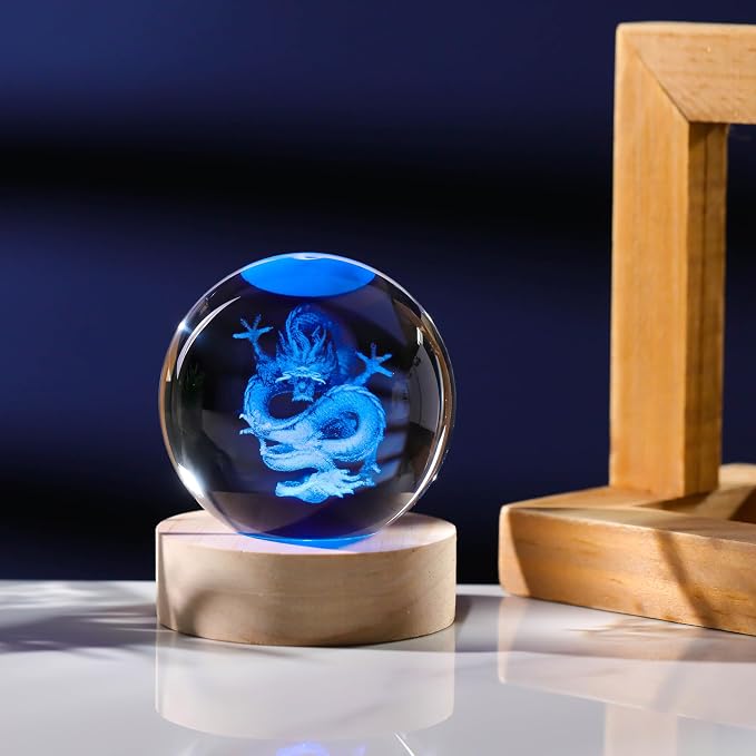 3D Dragon Crystal Ball 60mm - Image 5