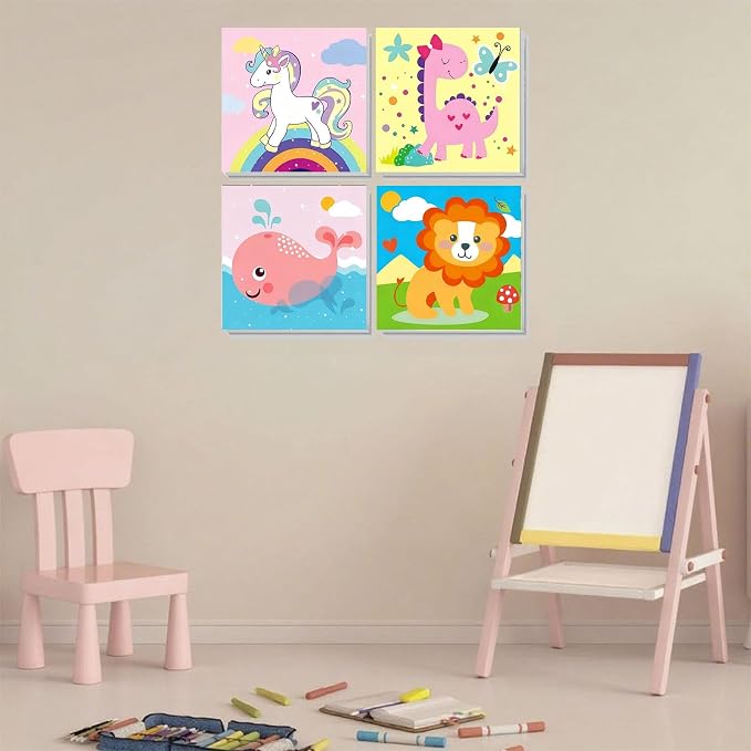 Arttoplus 4 Pack Paint by Numbers Kit - Image 5