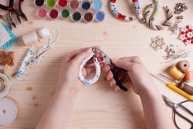 Paxcoo 1200Pcs Open Jump Rings and Lobster Clasps Jewelry Findings Kit - Image 5