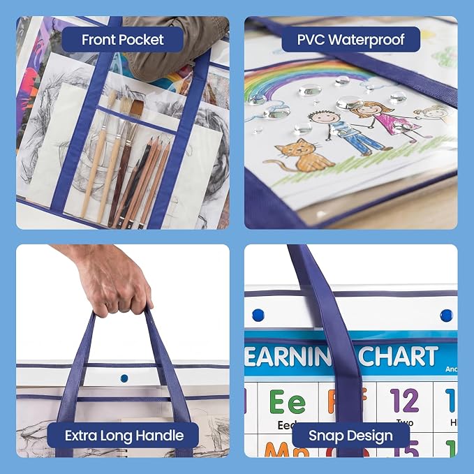 GAMENOTE 3 Pack Large Poster Storage Bags - Image 9