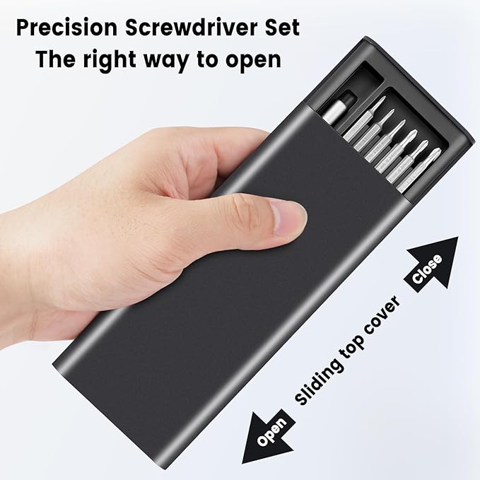 25 in 1 Small Precision Screwdriver Set with Magnetic Tools for Laptop, Xbox, MacBook, iPhone, Watch and Glasses plus 18 in 1 Snowflake Multi Tool for Men, DIY and Repair Enthusiasts