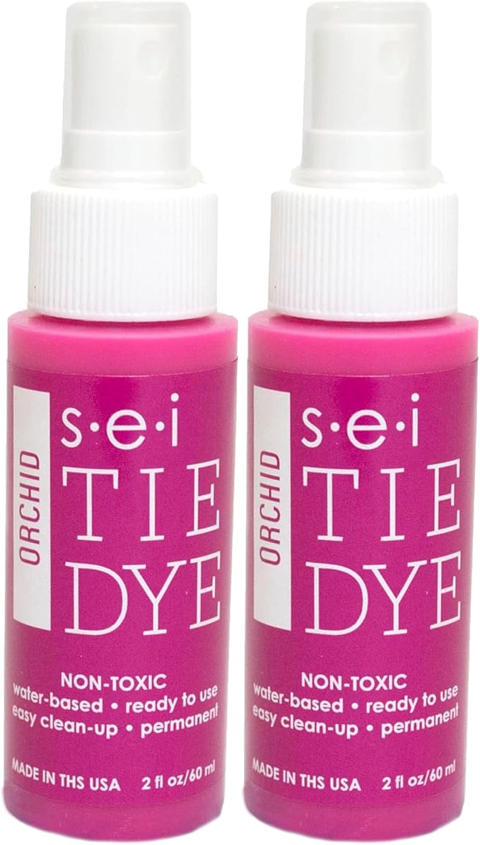 S.E.I. Orchid Tie Dye Spray Bottle: 2oz. Non Toxic Fabric Dye Spray, DIY by SEI