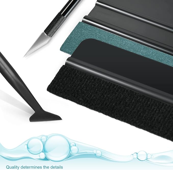 NEWISHTOOL Car Window Tint Installation Kit Vinyl Wrap Tools Wrapping Kit | - Image 4