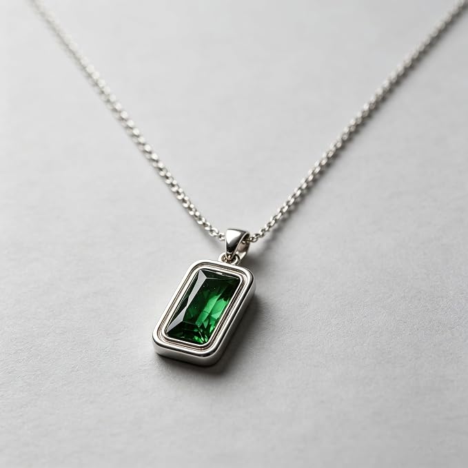 Emerald Green Color Cubic Zirconia Loose Beads Unset - Image 6