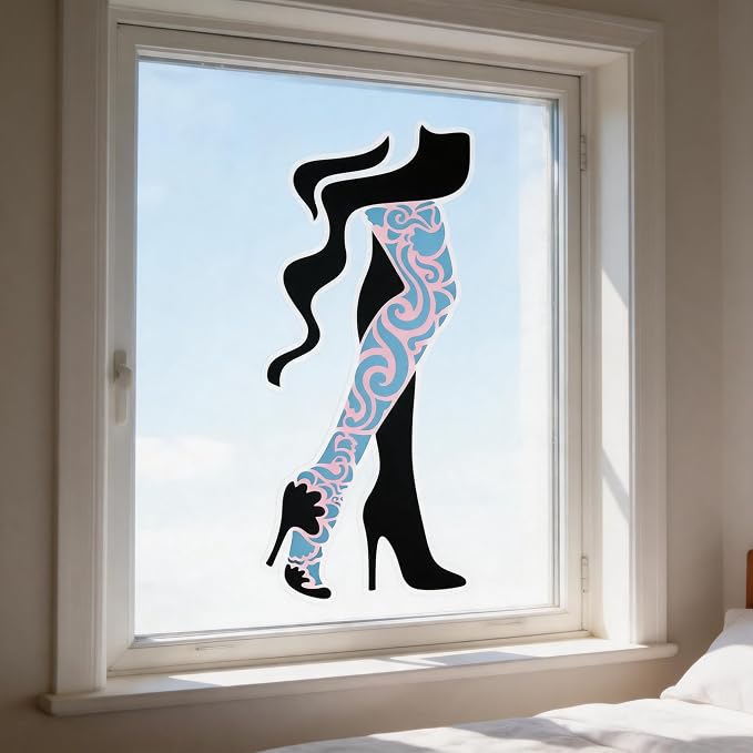 TIAMECH A4 Reusable High Heel Shoes Stencil - Image 4