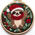 DIY Punch Needle Kits Cartoon Sloth by Unknown