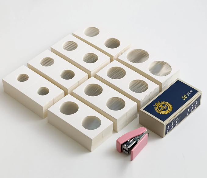 Boen Coin Flips 400Pcs Coin Holders 8 Assorted Sizes by BoenCoinCollectionSupplies