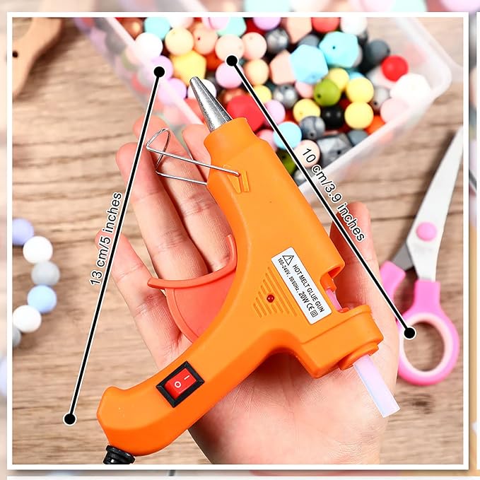 Zhengmy 8 Pcs Mini Hot Glue Gun - Image 2