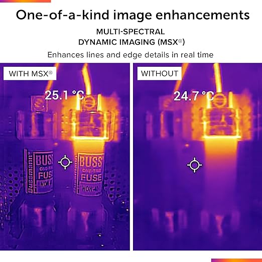 FLIR TG298 Thermal Imaging Camera with High Temperature Spot IR Super Resolution 320x240 (160x120 Native IR) and Bullseye Laser: Industrial Infrared Spot Camera for High-Temp Applications