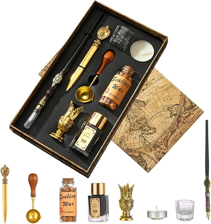 Joyeee Gold Calligraphy Pen Set by Joyeee