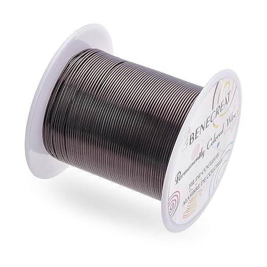 BENECREAT 20 Gauge 32 Yards Jewelry Beading Wire Tarnish Resistant Copper Wire - Image 8