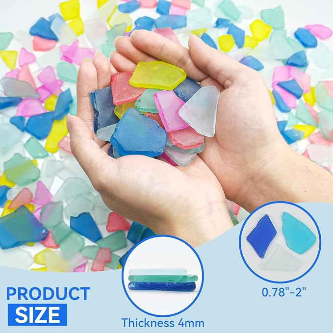 Keedolla Flat Beach Sea Glass Mixed Colors - Image 2