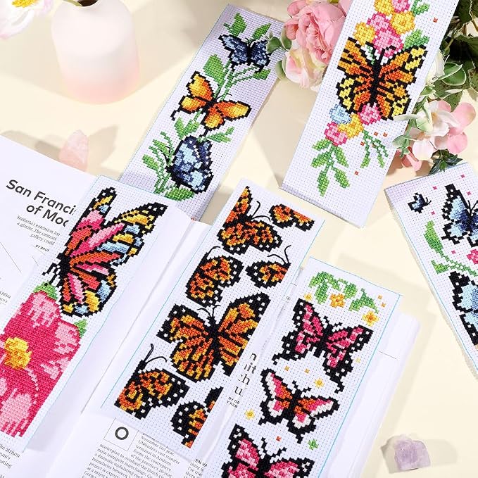 ORIGACH 6 Pcs Cross Stitch Bookmark Kit - Image 4