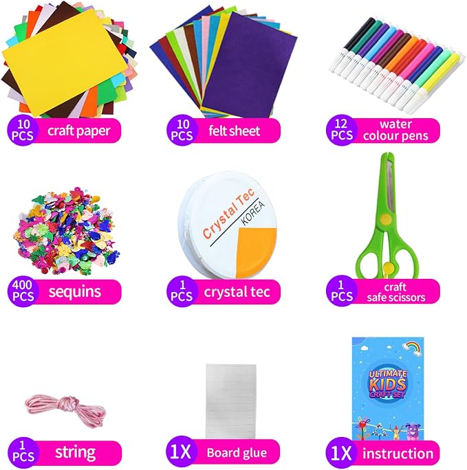 Itopstar 3000+ Kids Arts and Crafts Supplies - Image 5