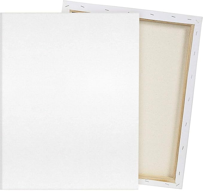 Pre Stretched Canvas 18x24 2 Pack Large Stretched Canvases by JenJen+Tradition