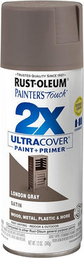 Rust-Oleum Painter's Touch 2X Ultra Cover Spray Paint, Satin London Gray | by Rust-Oleum