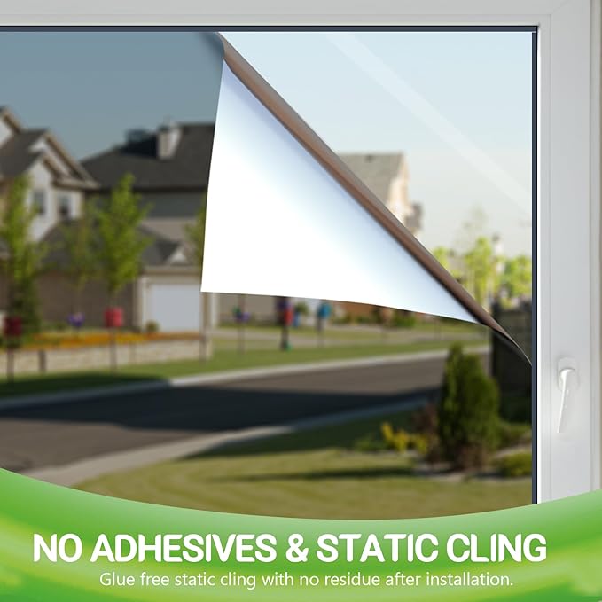 STATINT Window Film Privacy One Way Mirror Glass Tint Heat Control Sun UV - Image 8