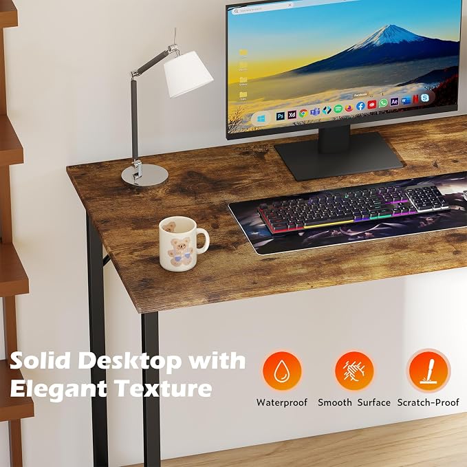 PayLessHere | 47 Inch Computer Desk | Vintage | Office Desk - Image 5