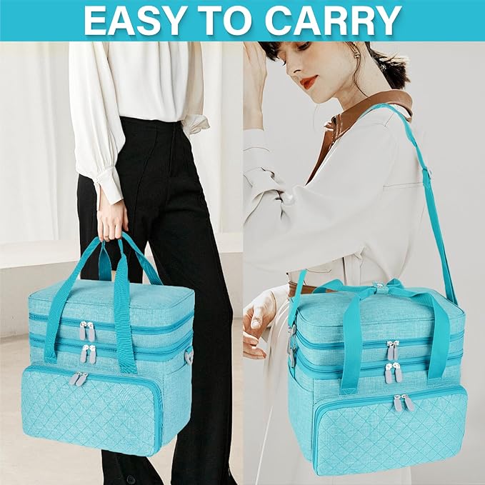 Sewing Accessories Organizer Bag, Double Layer Sewing Storage Bag - Image 5