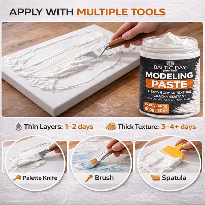 BALTIC DAY - Modeling Paste, 850g/30oz Extra Large Texture Paste - Image 5